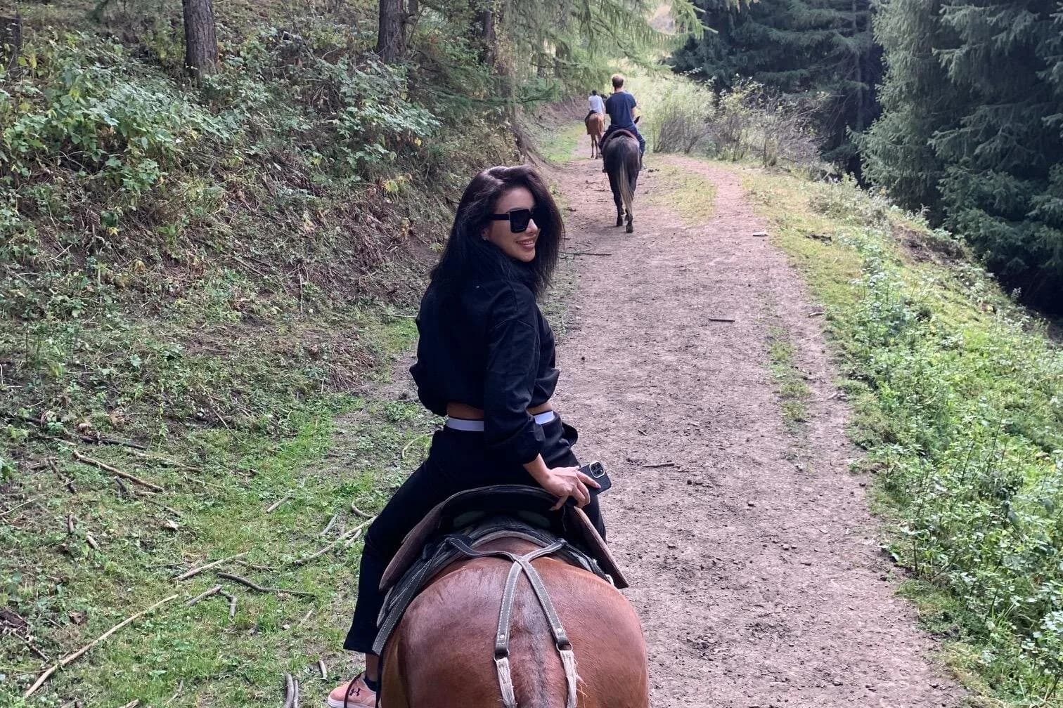 From Bishkek Horse Riding in Arashan Mountains
