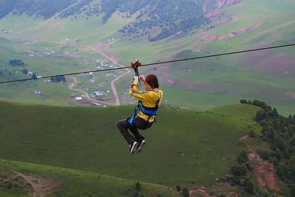 Chunkurchak Day Tour: Sky Bridge, Horse Riding and Archery