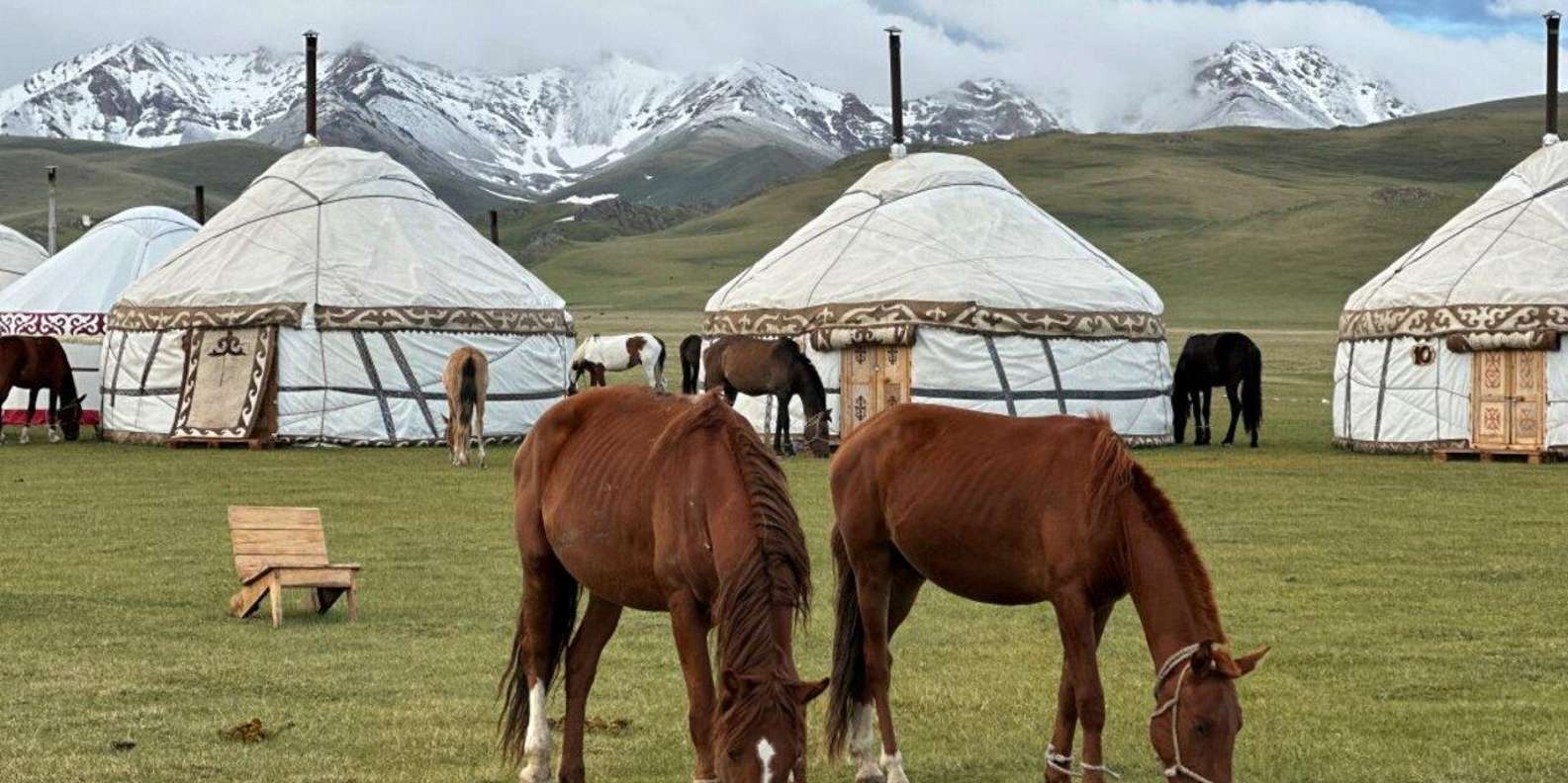 ""Kyrgyzstan: Yurt Stay and Horse Trekking Experience""